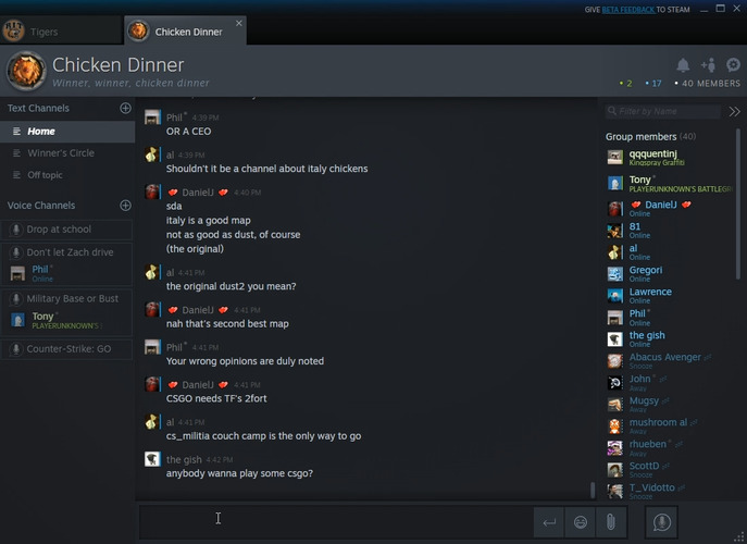 Steam Chat là gì?