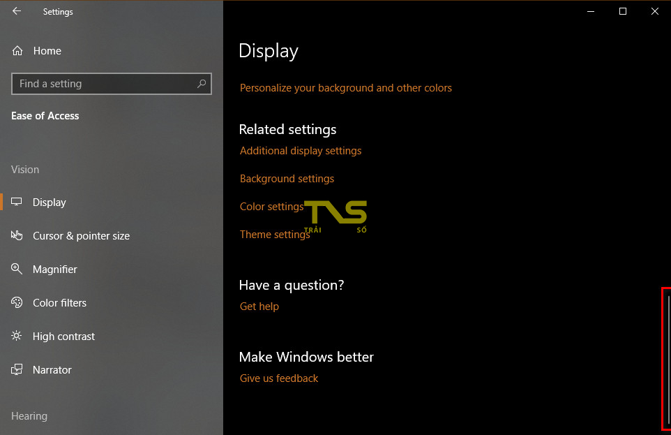Cách để bật lại thanh scrollbar bị ẩn mặc định trong Windows 10