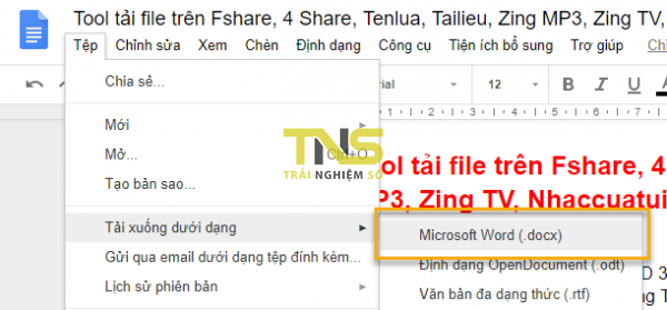 5 cách trích xuất hình ảnh trên Google Tài liệu