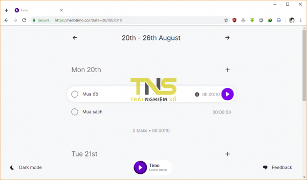 Timo: Dịch vụ quản lý công việc có khả năng hoạt động offline