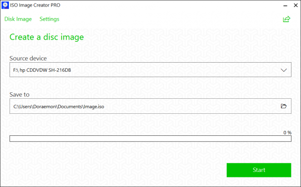 ISO Image Creator PRO: Tạo ISO cho đĩa DVD trên Windows 10 cực dễ