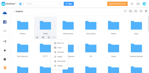 AnyTrans for Cloud: Quản lý và truy cập dữ liệu Google Drive, OneDrive, Dropbox,… trong cùng một nơi