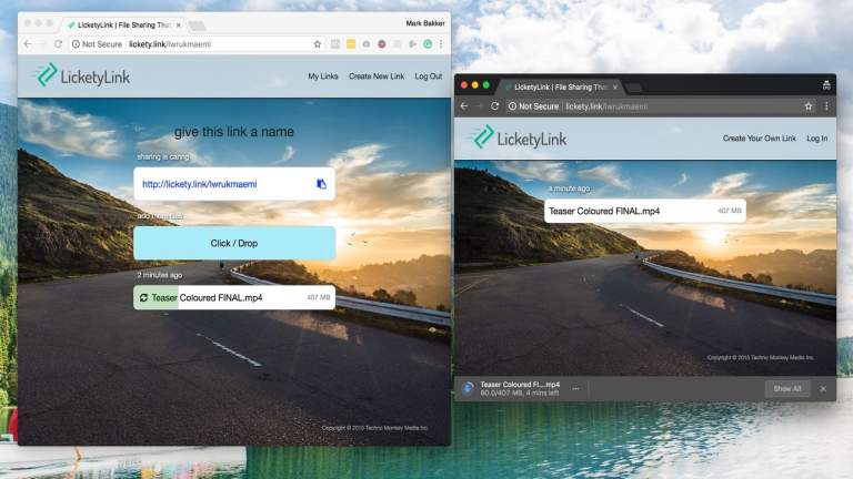 Chia sẻ file mạng ngang hàng (P2P) với LicketyLink
