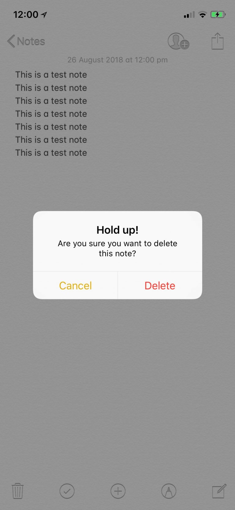 Không xoá nhầm ghi chú trên iPhone với tweak NotesConfirmToDelete