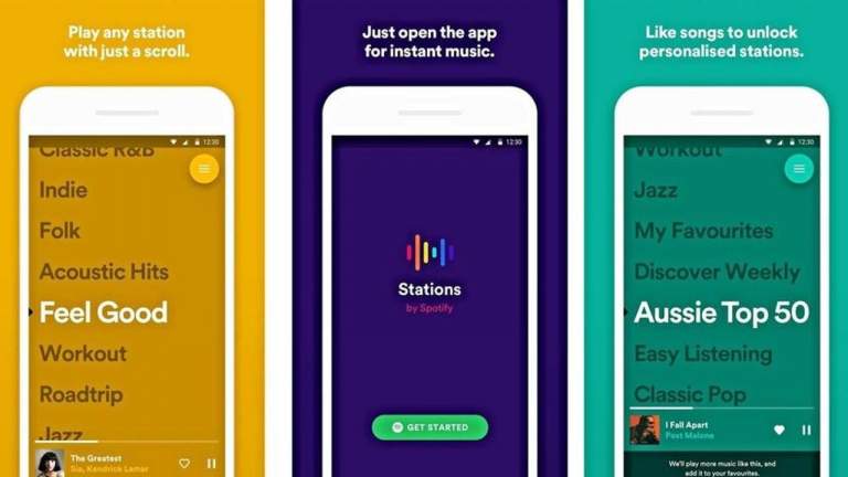 Trải nghiệm ứng dụng Stations của Spotify