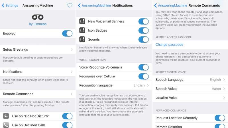 AnsweringMachine X: Hộp thư thoại và tự động trả lời cuộc gọi đến trên iPhone