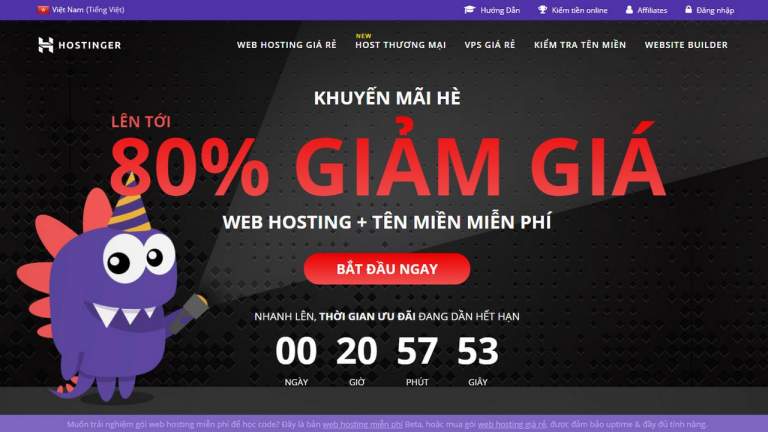 Hướng dẫn đăng ký tên miền tại Hostinger