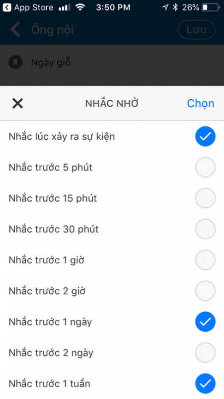 lich am 5 451x800 - Cách thiết lập nhắc nhở trên iPhone theo ngày Âm lịch