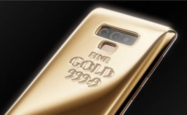 Ngắm Galaxy Note9 dát vàng nguyên chất, giá 60.000 USD