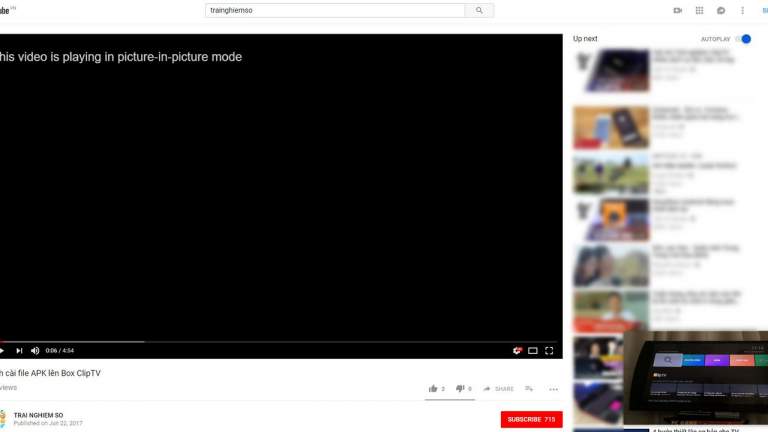 Cách bật tính năng picture in picture trên Chrome