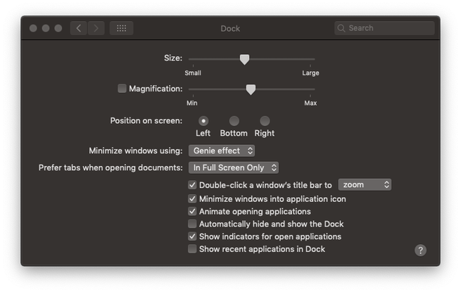 macOS Mojave: cách ẩn ứng dụng gần đây trên thanh Dock