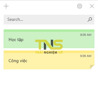 Ứng dụng Sticky Notes trên Windows 10 có bản cập nhật mới