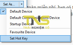 Cách chuyển đổi loa bằng phím tắt trên Windows 10