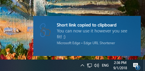 Rút gọn và quản lý link Bit.ly trên Microsoft Edge