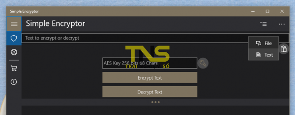 Simple Encryptor: Mã hóa file, văn bản trên Windows 10