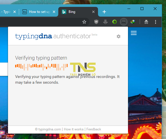 TypingDNA: Tiện ích tạo mã xác thực 2 bước “đặc biệt” cho Chrome