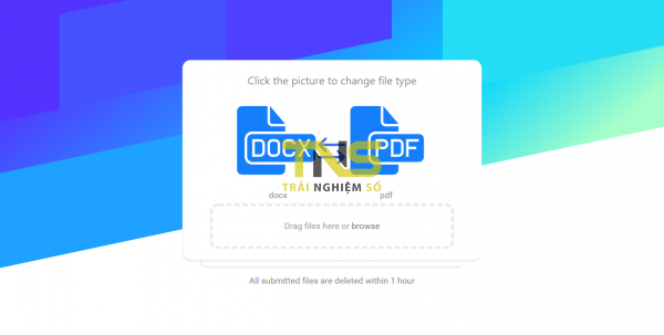 Fileshifter.io: Chuyển đổi nhiều định dạng file dung lượng 1GB