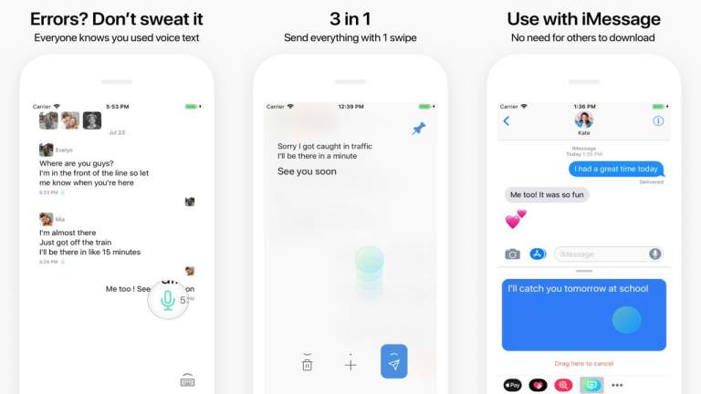 Soạn tin nhắn bằng giọng nói trên iOS với Heya