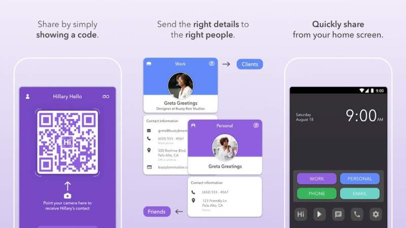 HiHello: Tạo, chia sẻ danh thiếp kỹ thuật số cực đơn giản