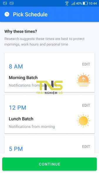 Daywise: Không còn nỗi phiền toái từ thông báo trên Android