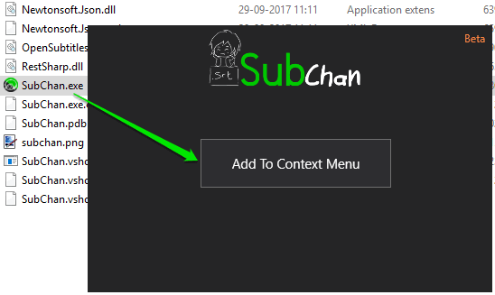 Tải phụ đề phim chỉ bằng cách nhấn chuột phải