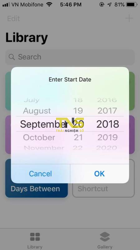 iOS 12: Đếm số ngày giữa hai thời điểm bằng Siri Shortcuts