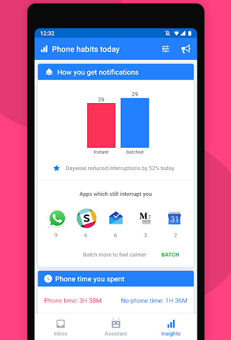 Daywise: Không còn nỗi phiền toái từ thông báo trên Android