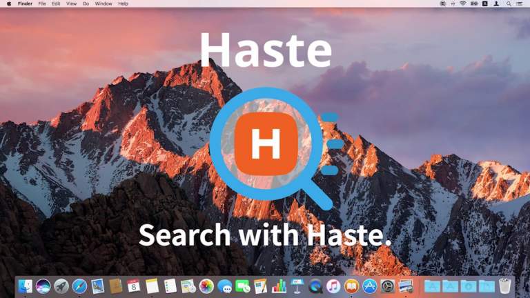 Haste – tìm kiếm trang web tiện lợi trên Mac
