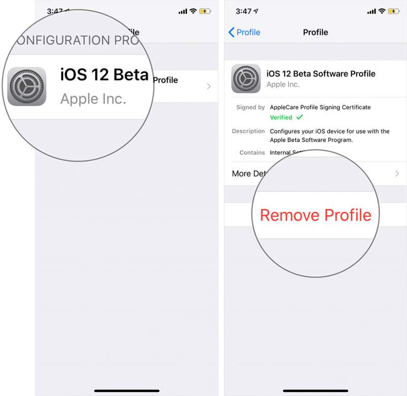 Cách xoá iOS 12 Beta Profile để nâng lên bản chính thức