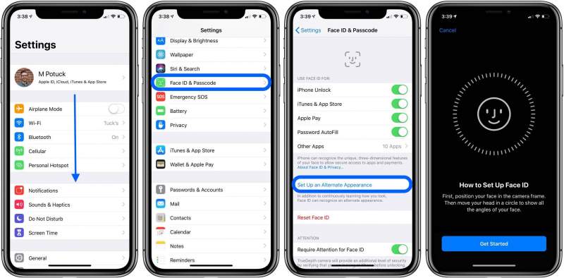 iOS 12: Cách thêm một nhận diện Face ID