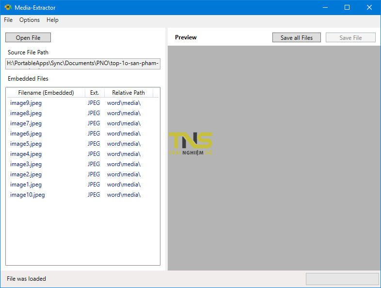 Cách trích xuất nhanh hình ảnh từ file Word, Excel, Powerpoint