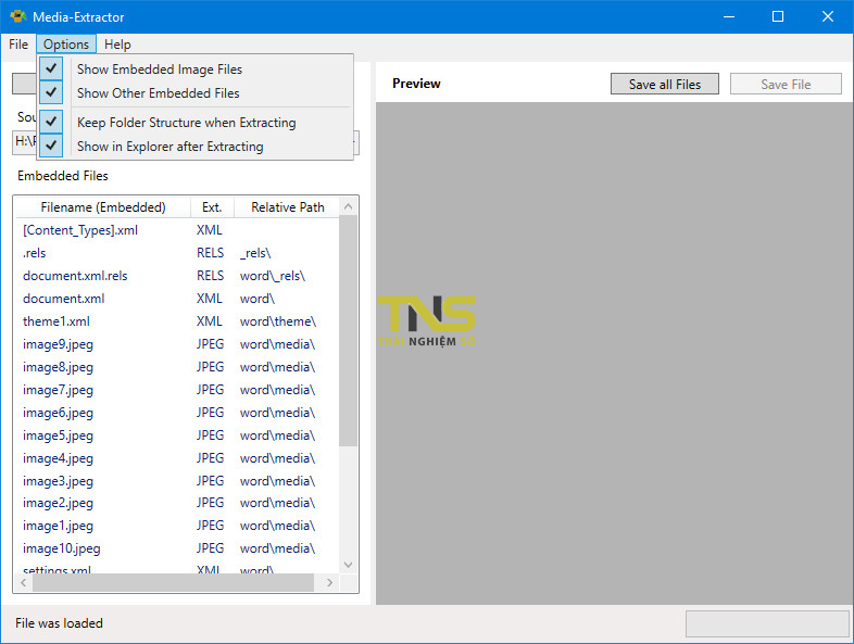 Cách trích xuất nhanh hình ảnh từ file Word, Excel, Powerpoint