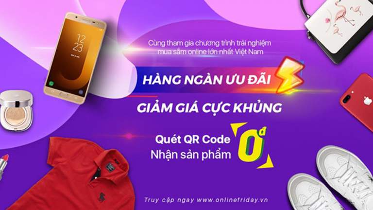 Săn hàng giá sốc dịp Online Friday 2018