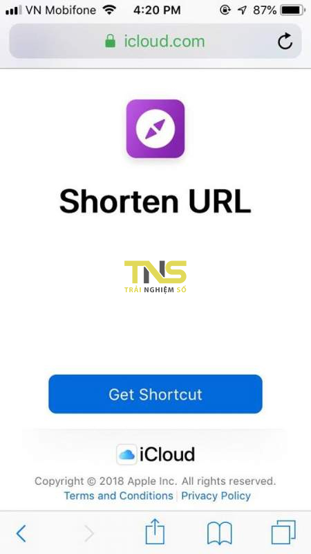 iOS 12: Mẹo rút gọn link bằng Siri Shortcuts