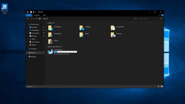 Cách bật Dark mode trên Windows 10 October update