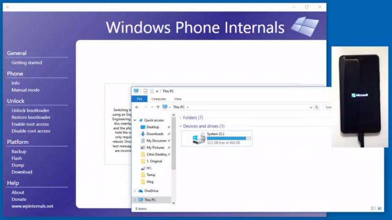 Công cụ root Windows Phone Internals cập nhật bản 2.5