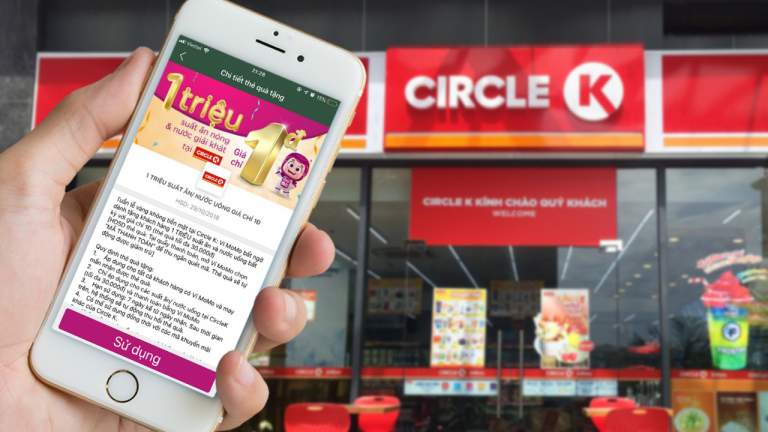 Một triệu suất ăn uống giá 1 đồng tại Circle K khi thanh toán qua Ví MoMo