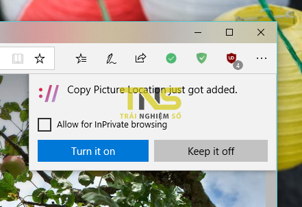 Thêm chức năng sao chép link ảnh cho Microsoft Edge