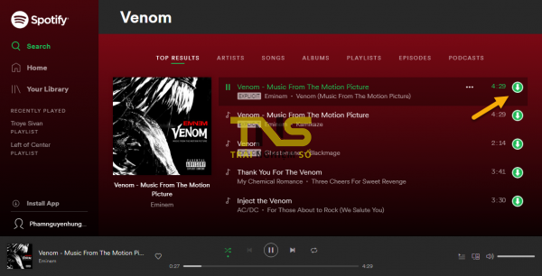 Tải nhạc Spotify với Spotify Music Downloader