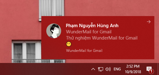 Quản lý nhiều tài khoản Gmail trên Windows 10 với WunderMail for Gmail