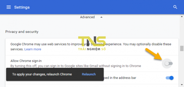 Cách ngăn tự động đăng nhập tài khoản Google trên Chrome 70