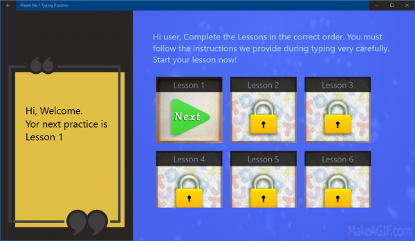 Tổng hợp ứng dụng UWP giúp luyện đánh máy nhanh trên Windows 10