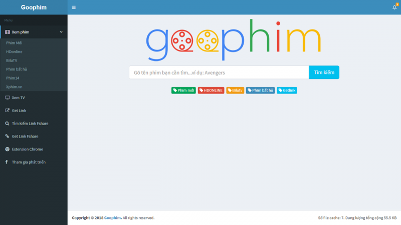 Goophim: Xem phim online không quảng cáo và get link Fshare nữa