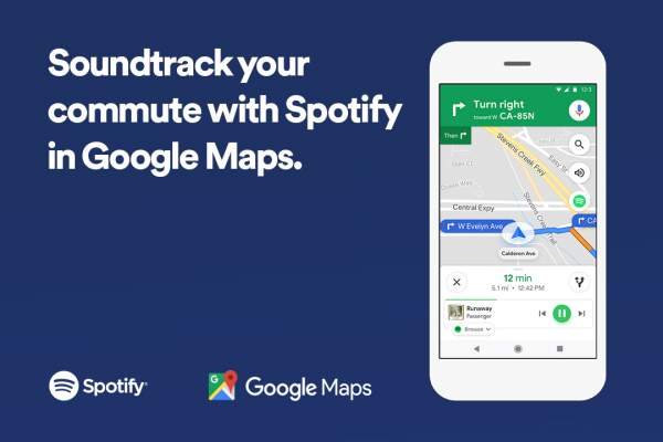 Spotify bắt tay Google Maps