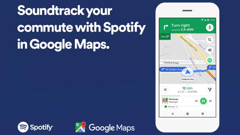 Spotify bắt tay Google Maps