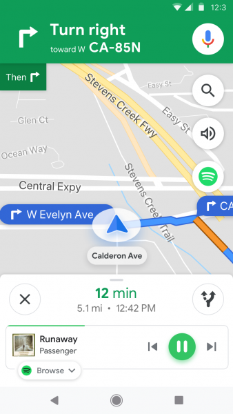 Spotify bắt tay Google Maps