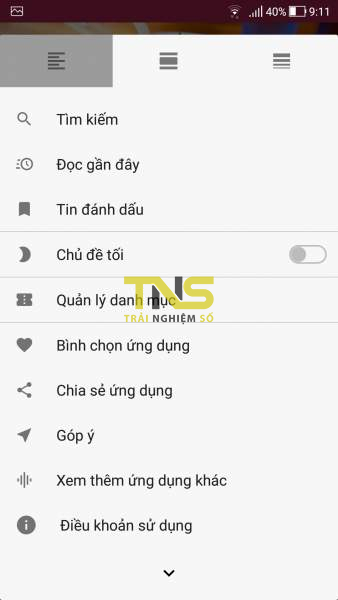 Đọc báo online trên Android với Tin nhanh 24H