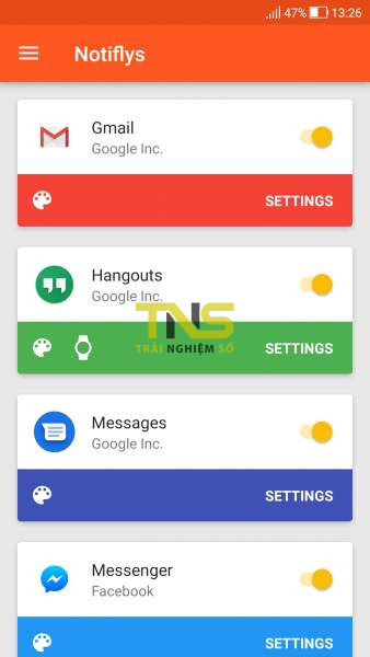 Trả lời tin nhắn SMS, email,… trong bong bong nổi trên Android