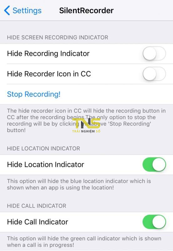 Cách tắt thanh báo màu đỏ khi quay màn hình iOS