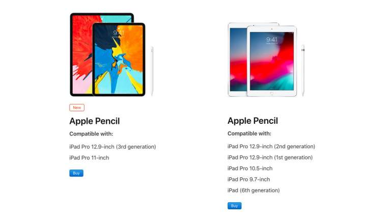 Apple Pencil cũ không tương thích với iPad Pro mới và ngược lại